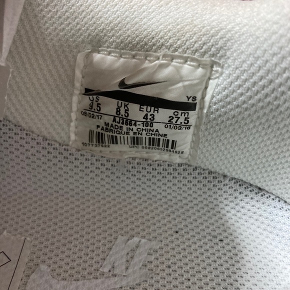 Nike Air Force 1 Foamposite Pro Cup Triple White - Picture 6 of 7